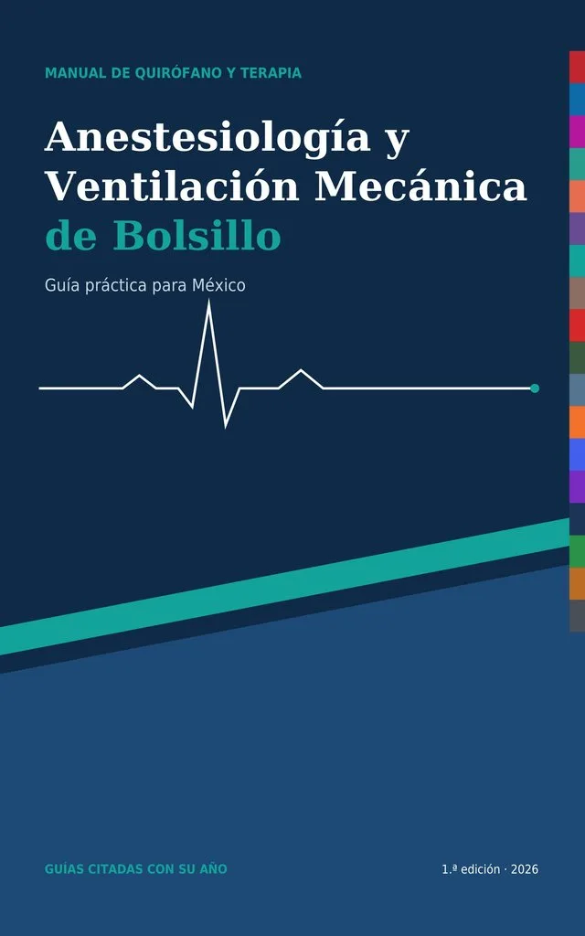 Portada de Anestesiología y Ventilación Mecánica de Bolsillo